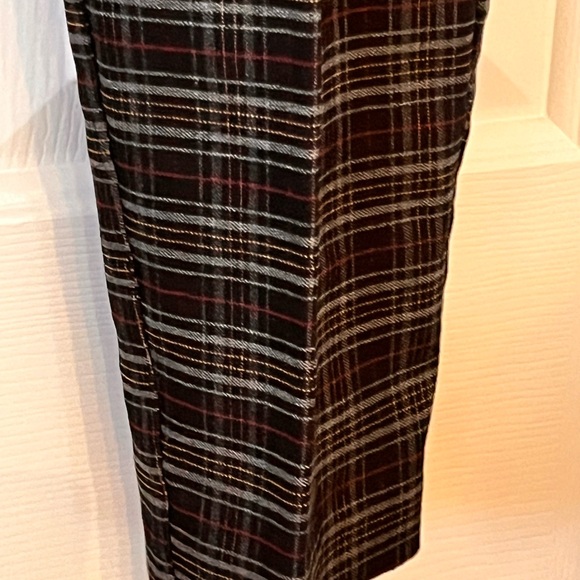 Soho Dark Black and Grey Checkered Pants - Picture 4 of 8